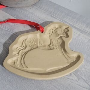 Brown Bag Cookie Art Clay Mold Rocking Horse 1986 VTG